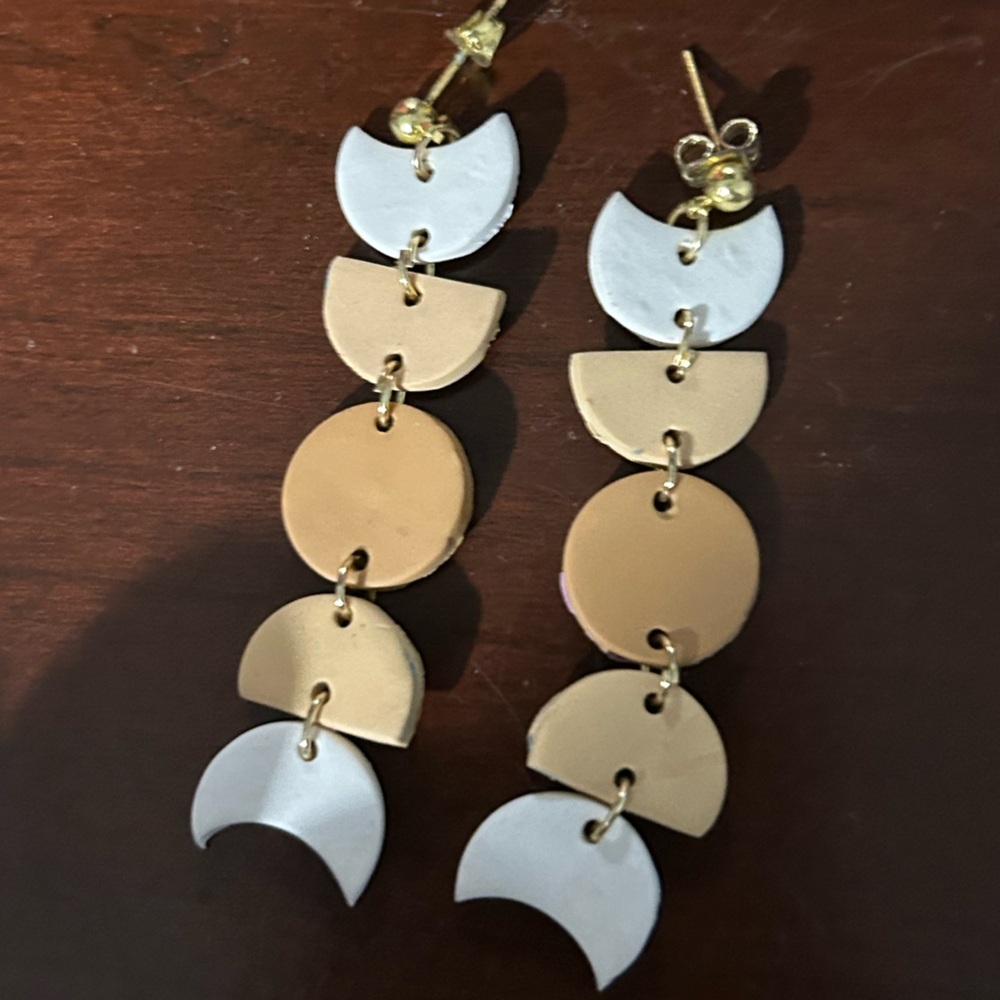 Clay handmade earrings